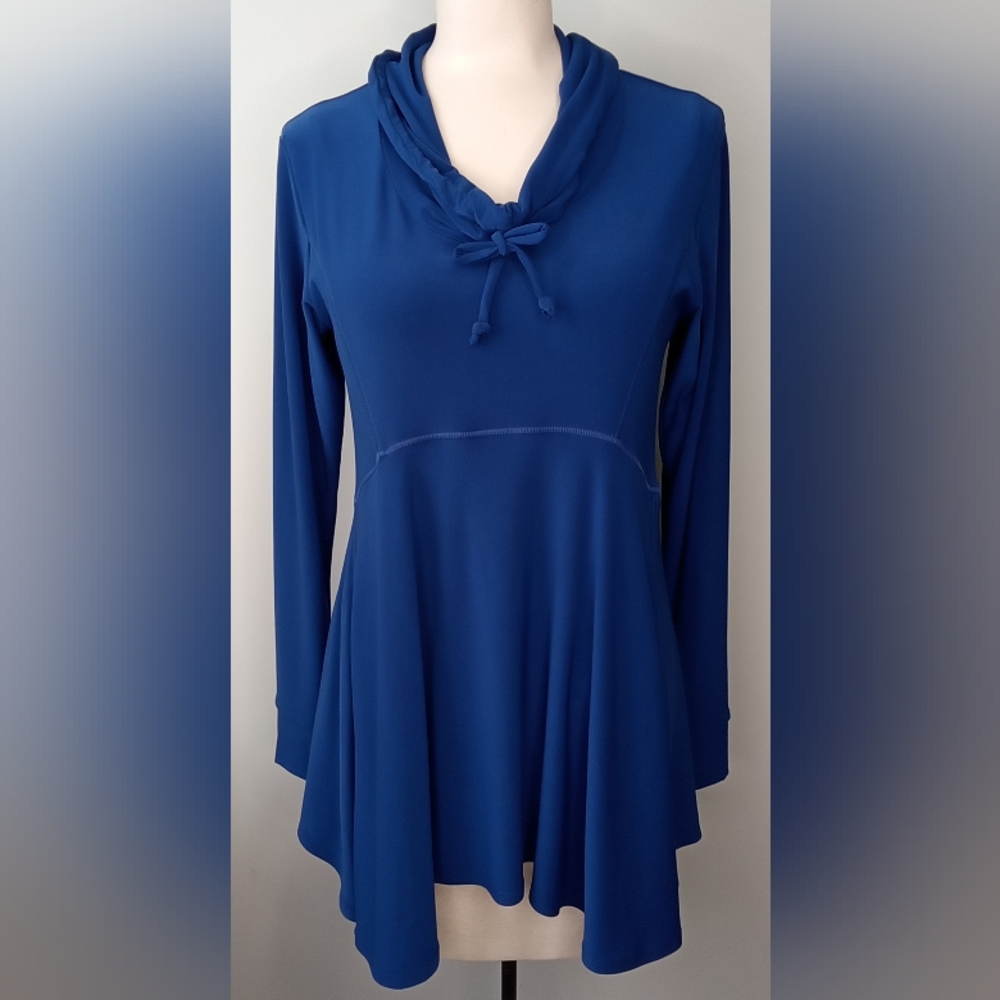 Simpli cowlneck with drawstring